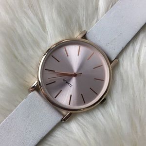 Aeropostale rose gold white cute fashion watch
